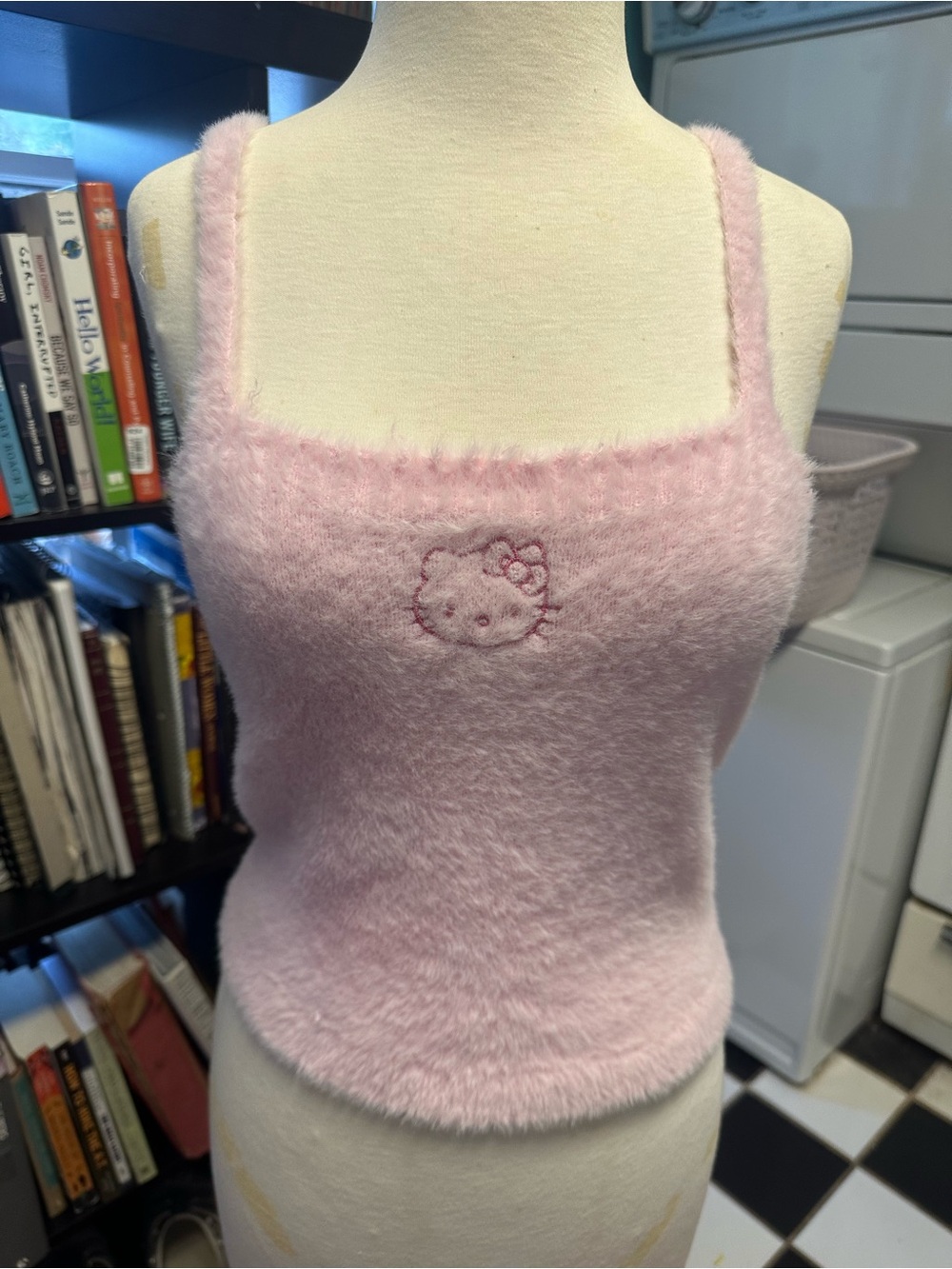 Hello Kitty Soft Pink Fuzzy Camisole
